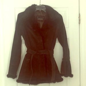 ✨NWOT✨SUEDE & FUR JACKET/COAT